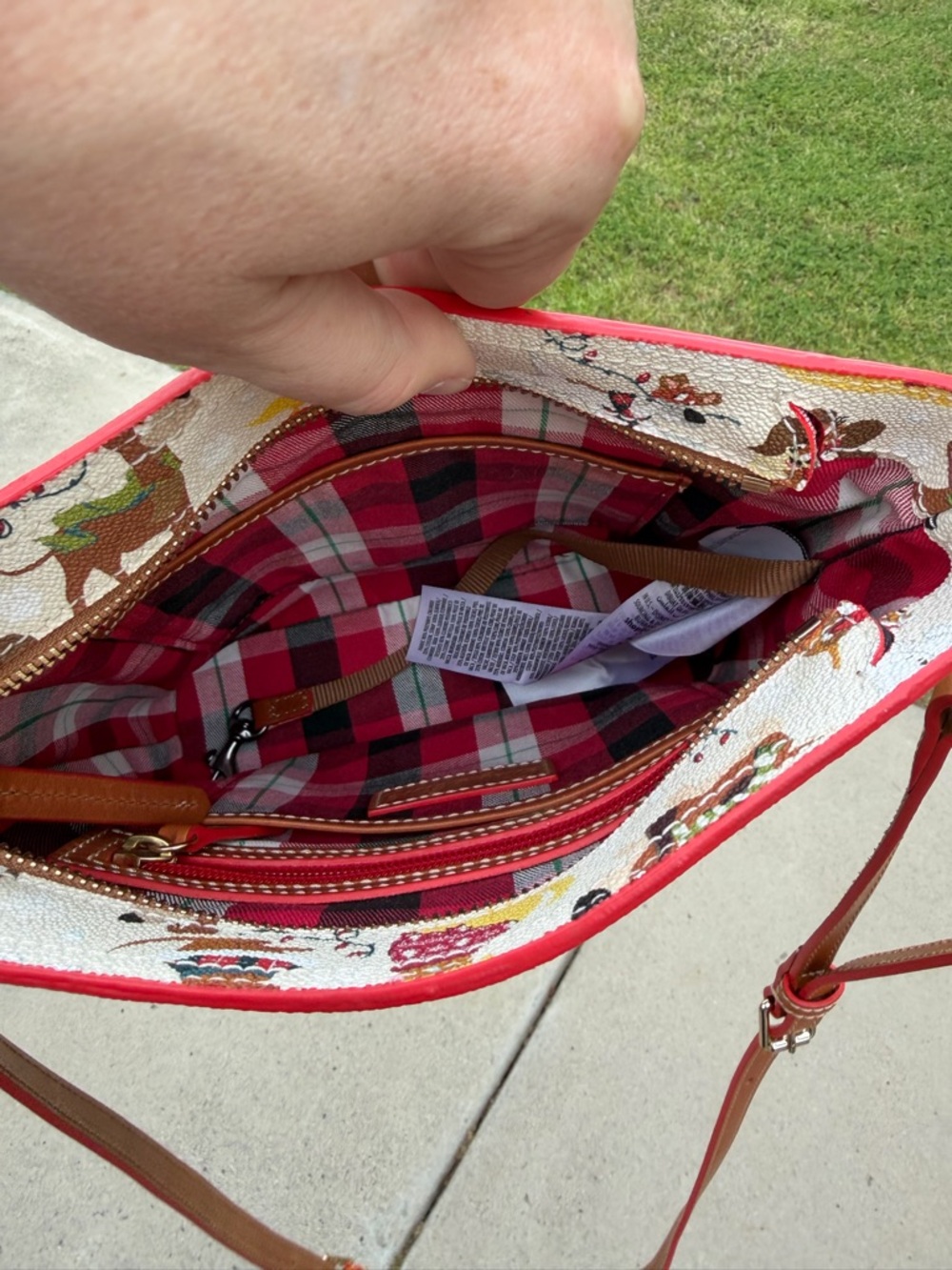 Dooney & Bourke Disney Dogs Christmas Crossbody - Picture 5 of 7